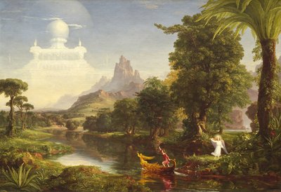 A Viagem da Vida: Juventude, 1842 de Thomas Cole